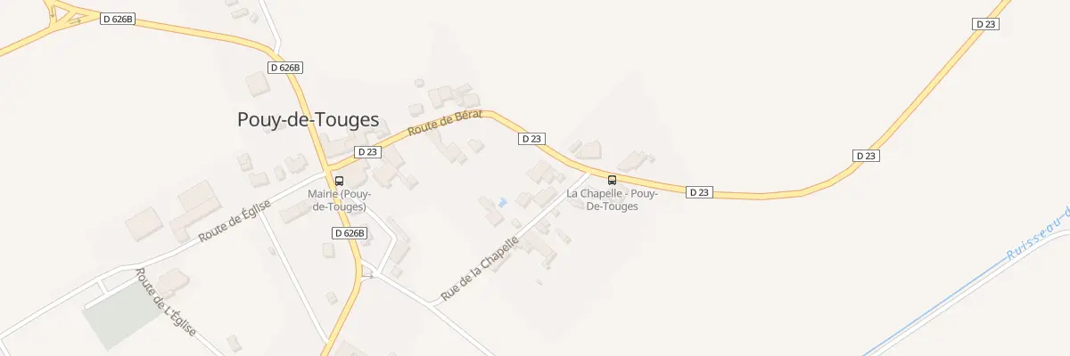 Plan du 17 Le Village à Pouy-de-Touges