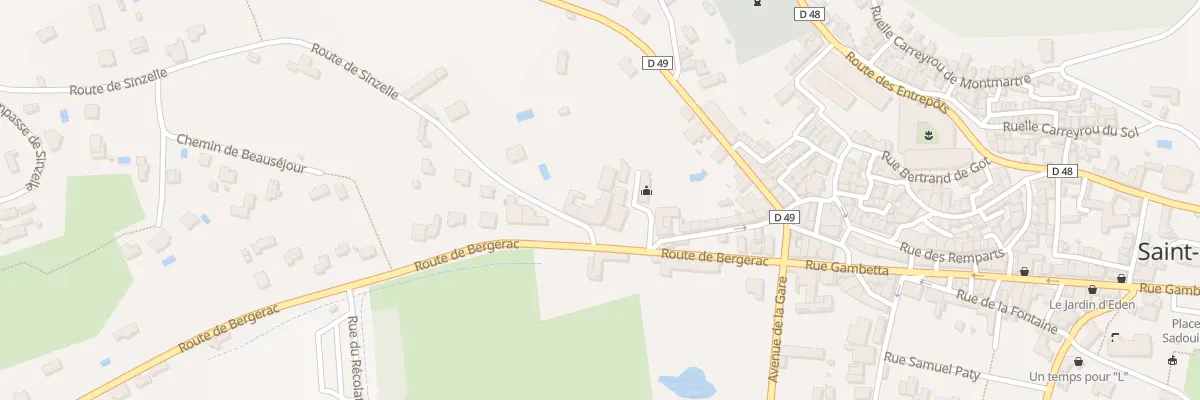 Plan du 5001 Rte de Sinzelle à Saint-Cyprien