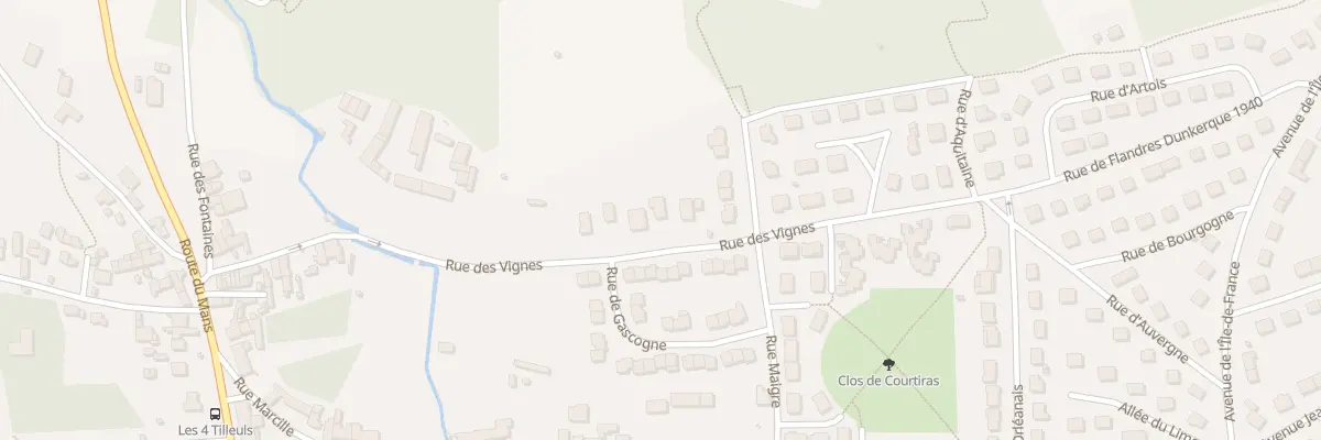 Plan du 20 Rue des Vignes à Vendôme