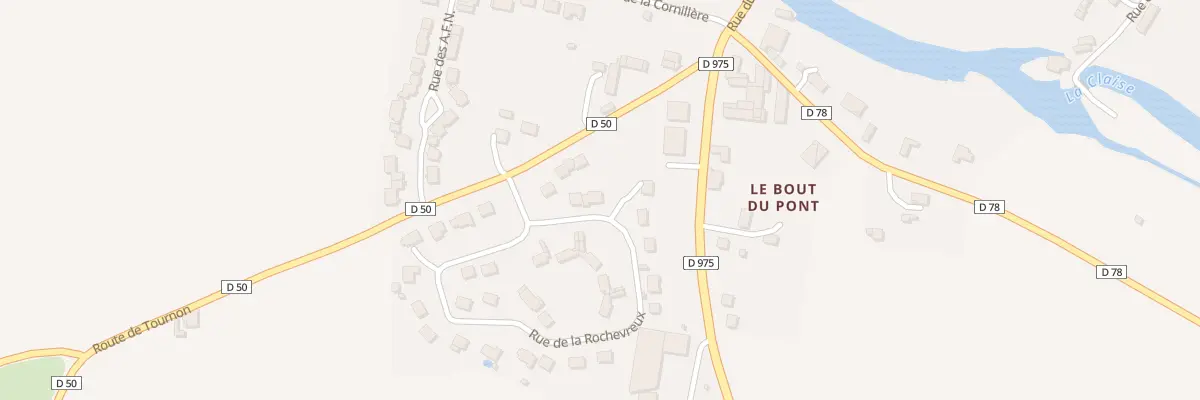 Plan du 38 Rue de la Rochevreux à Martizay