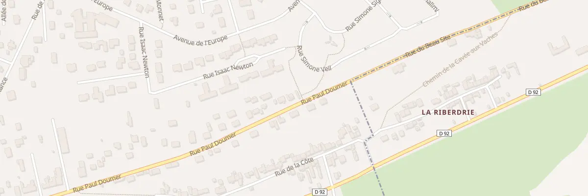 Plan du 2A Rue Paul Doumer à Saint-Aubin-lès-Elbeuf