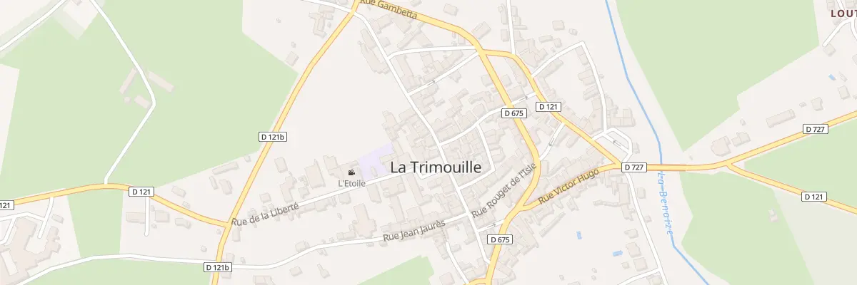 Plan du 33 Rue du Général de Gaulle à La Trimouille