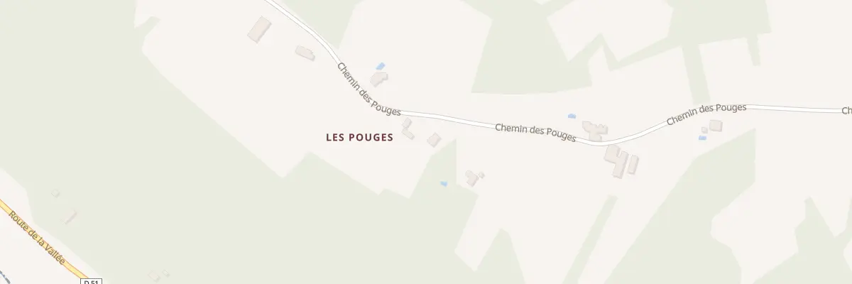 Plan du 214 Les Pouges à Carves