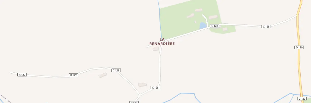 Plan du 8 La Renardière à Unverre