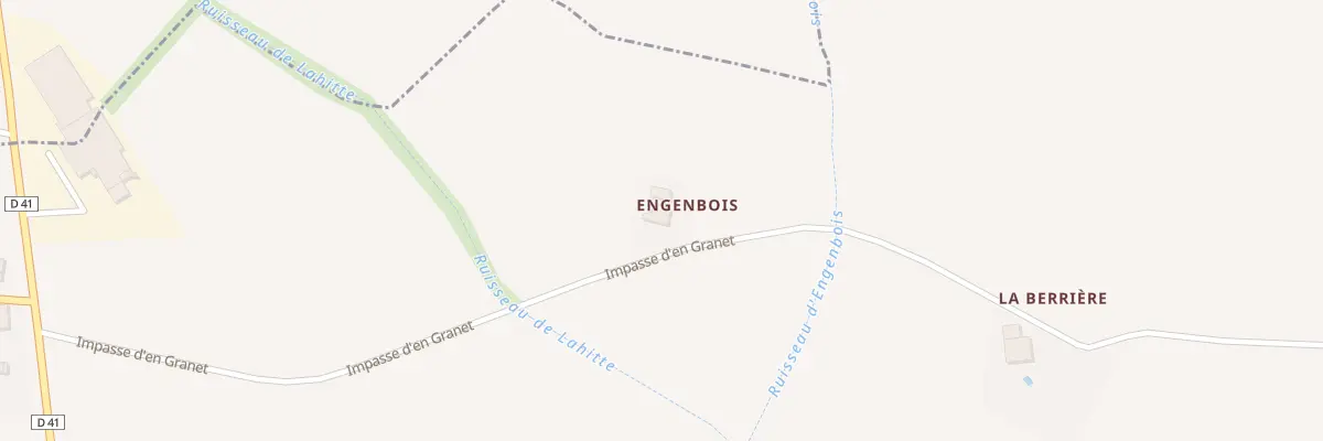 Plan du 22 Engenbois à Laréole