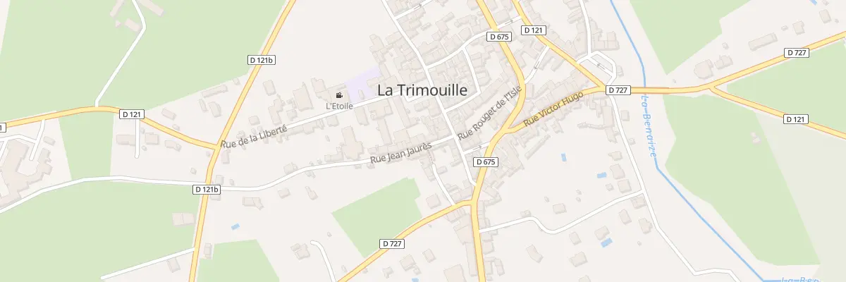 Plan du 4 Rue Jean Jaurès à La Trimouille