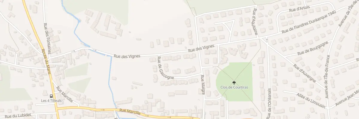 Plan du 47 Rue des Vignes à Vendôme