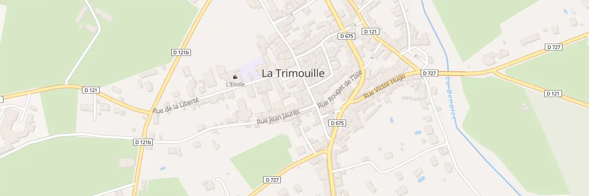 Plan du 25 Rue du Général de Gaulle à La Trimouille