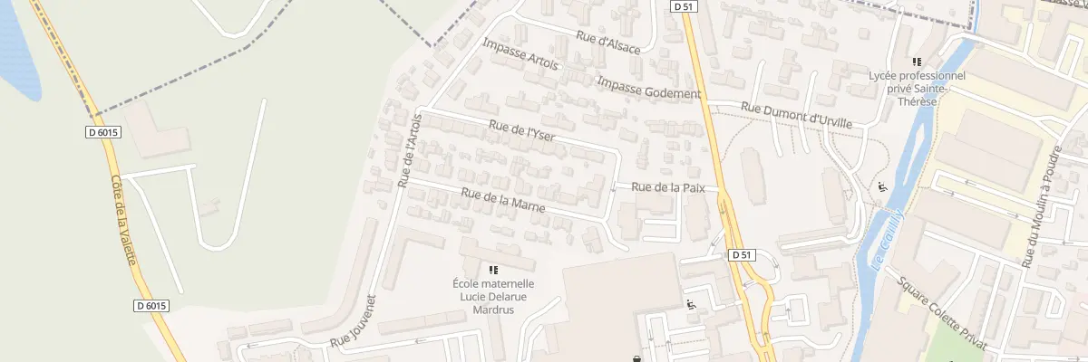 Plan du 6 Rue de la Marne à Maromme