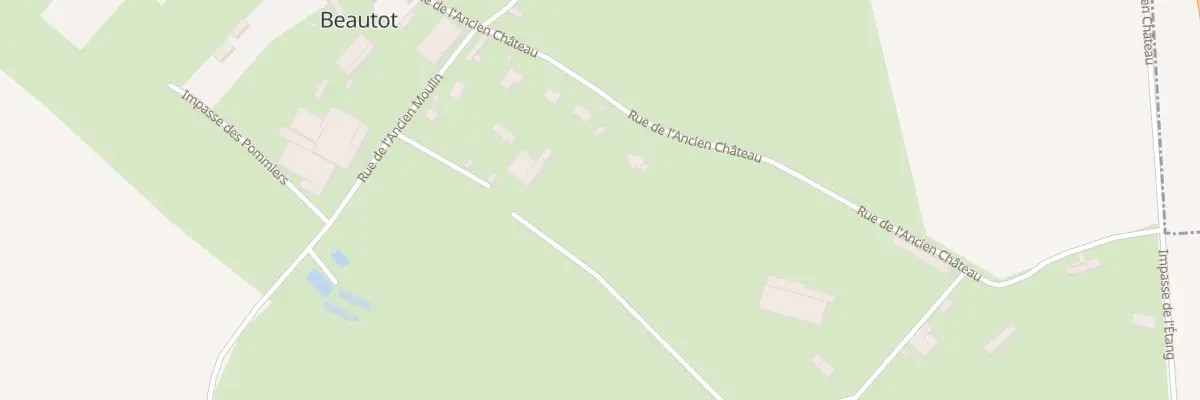 Plan du 5005 Le Bourg à Beautot
