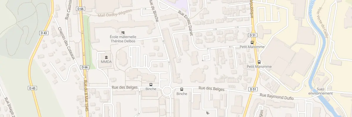 Plan du 30 Rue de Binche à Maromme