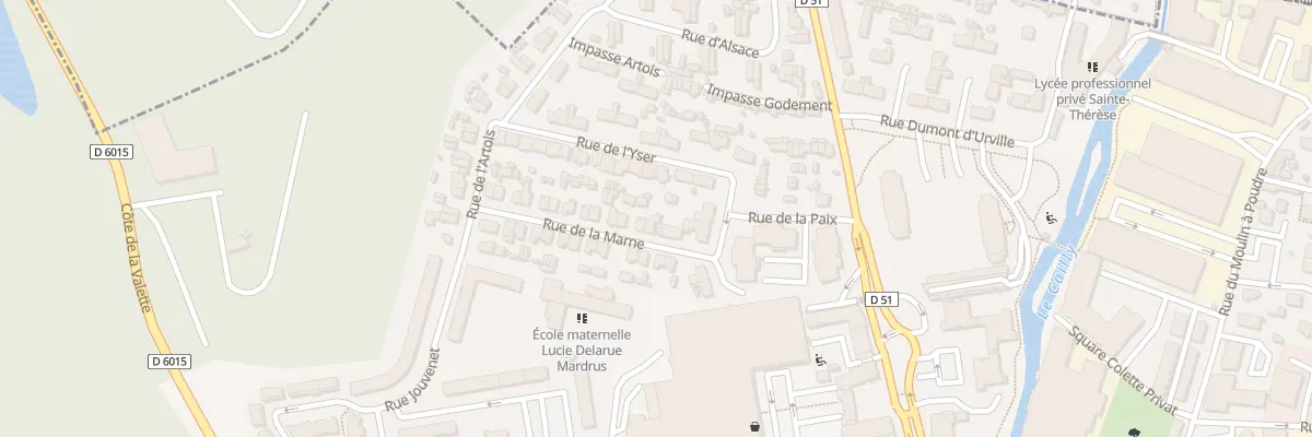 Plan du 4 Rue de la Marne à Maromme