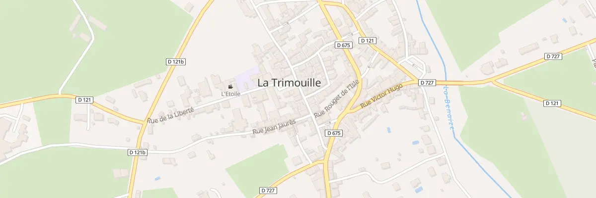 Plan du 27 Rue du Général de Gaulle à La Trimouille