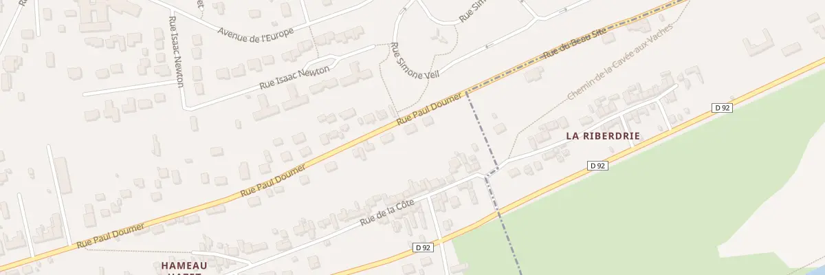 Plan du 1 Rue Paul Doumer à Saint-Aubin-lès-Elbeuf