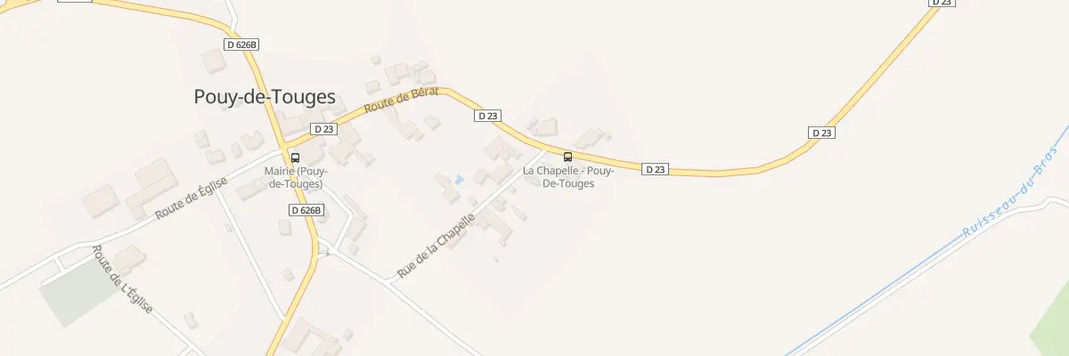 Plan du 5000 Le Village à Pouy-de-Touges
