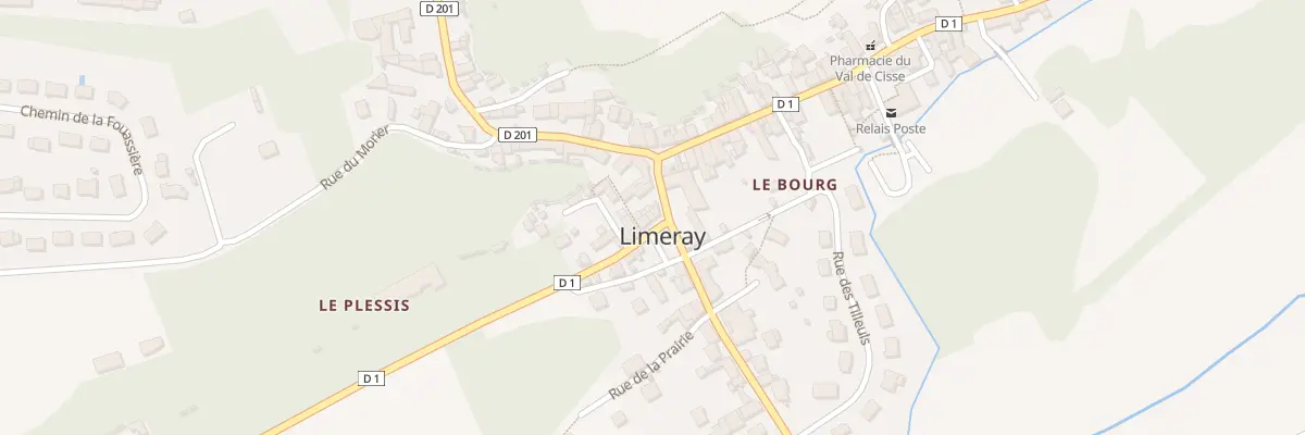 Plan du 2 Rue de Pocé-sur-cisse à Limeray
