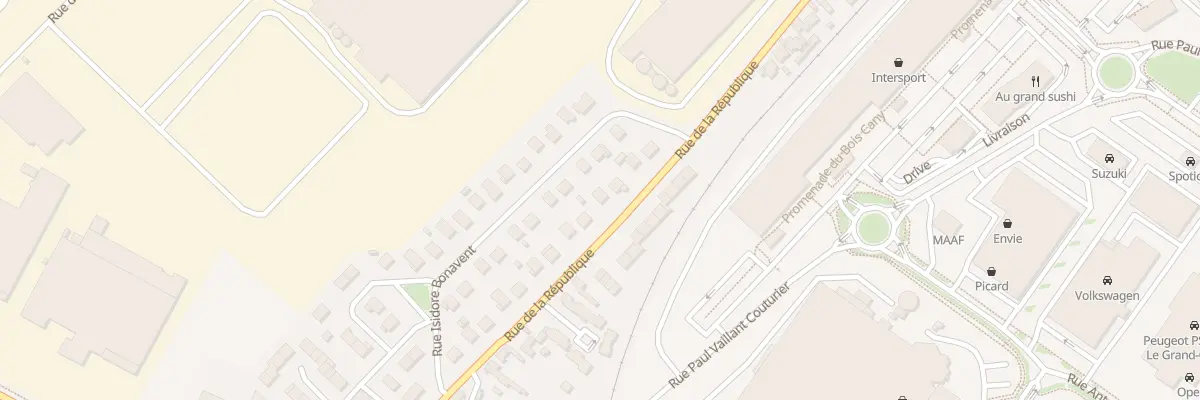 Plan du 60 Rue de la République au Grand-Quevilly