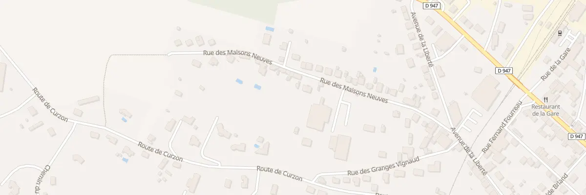 Plan du 23 Rue des Maisons Neuves à Bellac