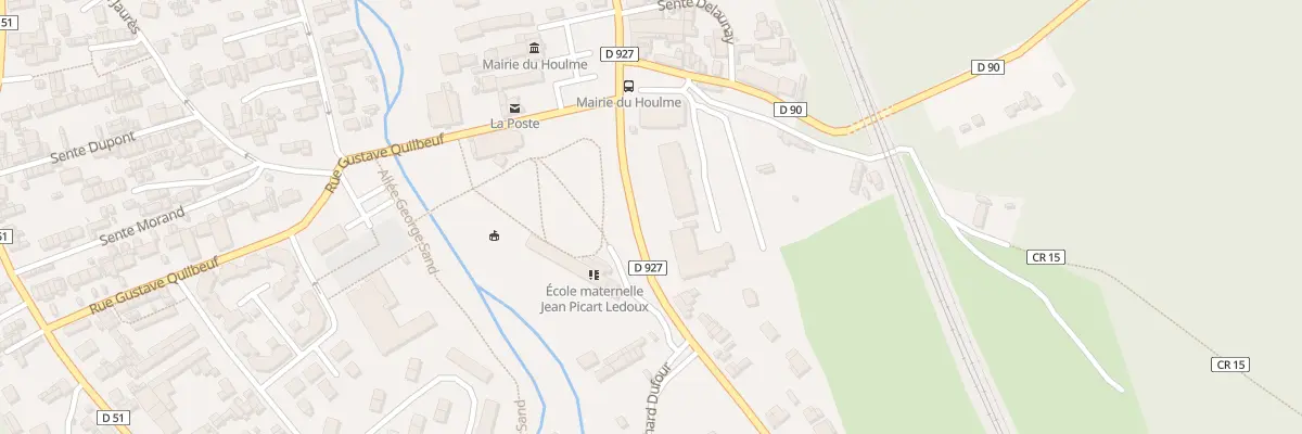 Plan du 2A Rte d’Houppeville au Houlme
