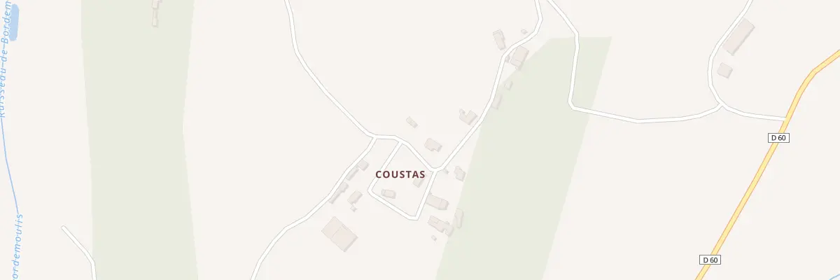 Plan du 5253 Coustas à Touffailles