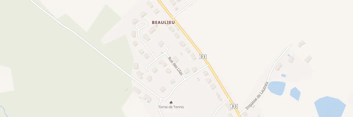 Plan du 2 Rue des Lilas à Cieux