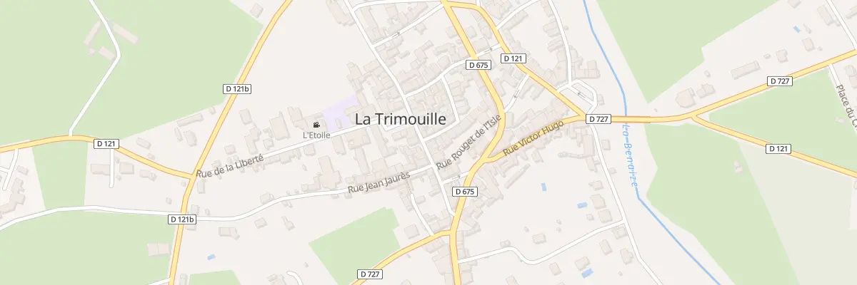 Plan du 24 Rue du Général de Gaulle à La Trimouille