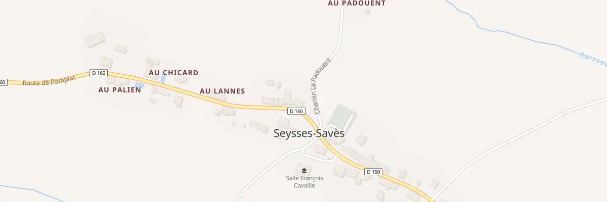 Plan du 5036 Au Village à Seysses-Savès