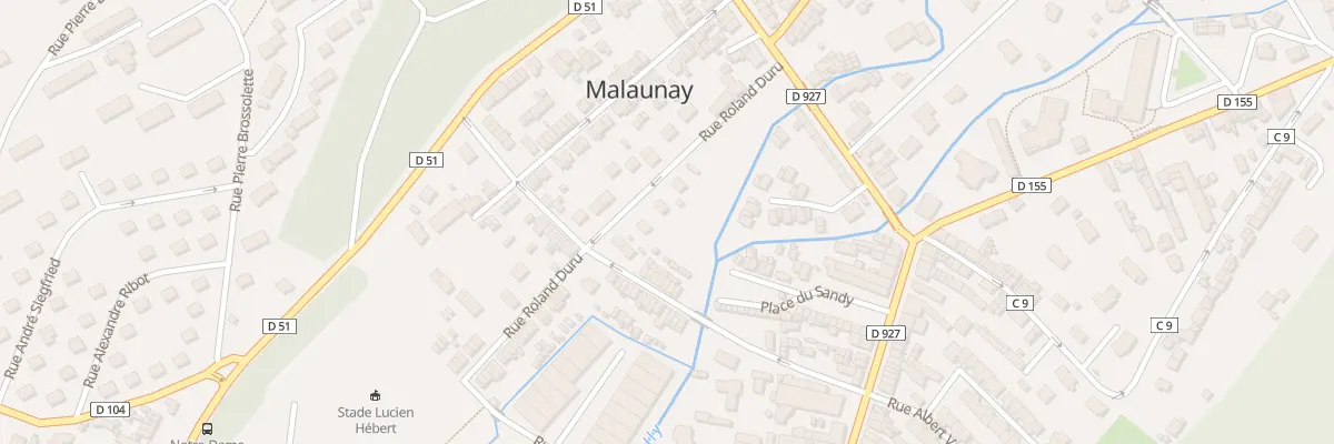 Plan du 7 Rue Roland Duru à Malaunay