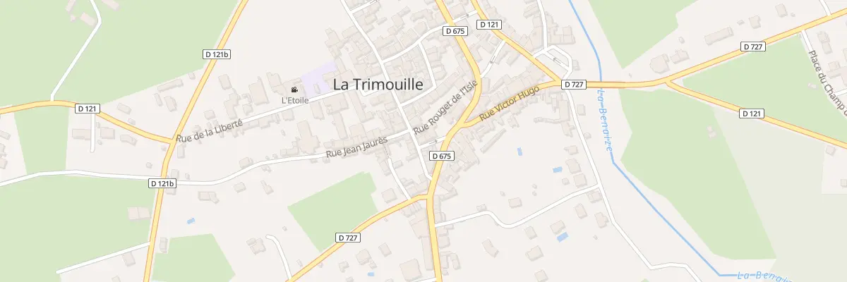 Plan du 10 Rue du Général de Gaulle à La Trimouille