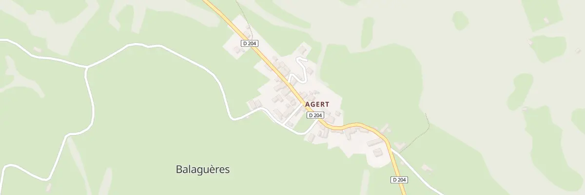 Plan du 77 Agert à Balaguères