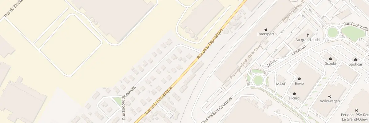 Plan du 56 Rue de la République au Grand-Quevilly