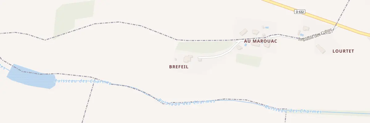 Plan du 32 Brefeil à Bragayrac