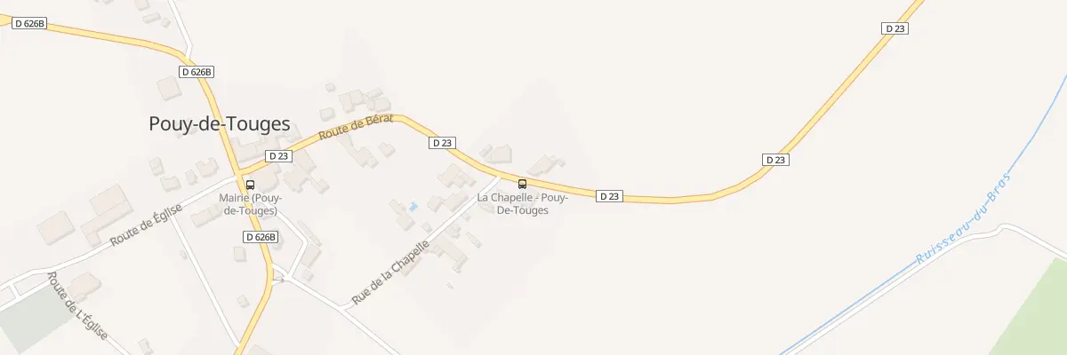 Plan du 20 Le Village à Pouy-de-Touges