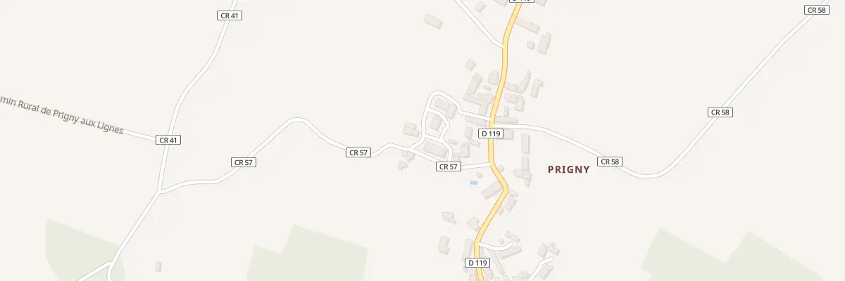 Plan du 21 Prigny à Ingrandes
