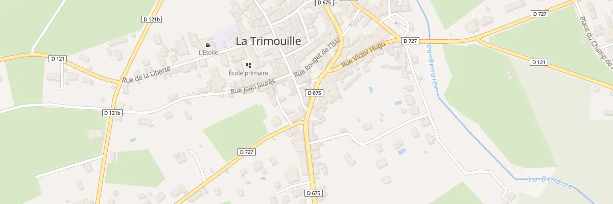 Plan du 2 Rue du Général de Gaulle à La Trimouille