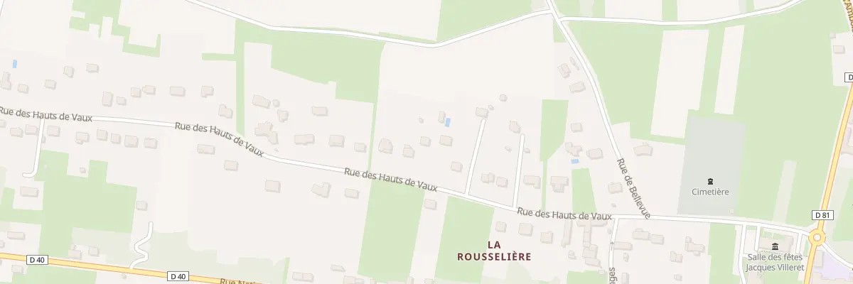 Plan du 252 Rue des Hauts de Vaux à Civray-de-Touraine