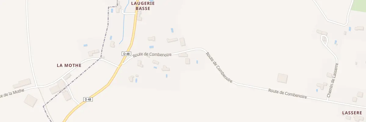 Plan du 200 Rte de Combenoire à Berbiguières