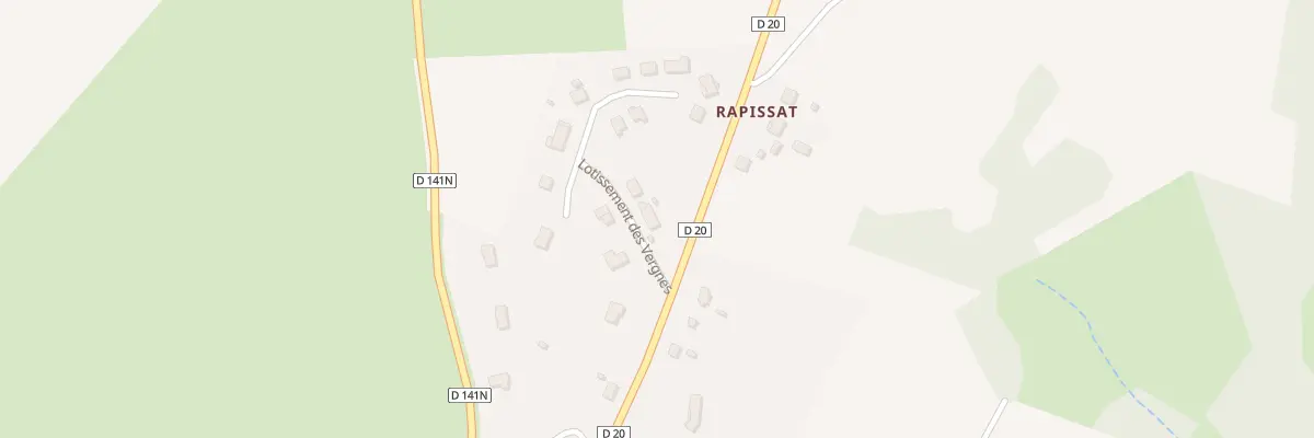 Plan du 4 Lot des Vergnes à Bussière-Galant