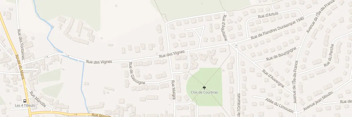 Plan du 57 Rue des Vignes à Vendôme