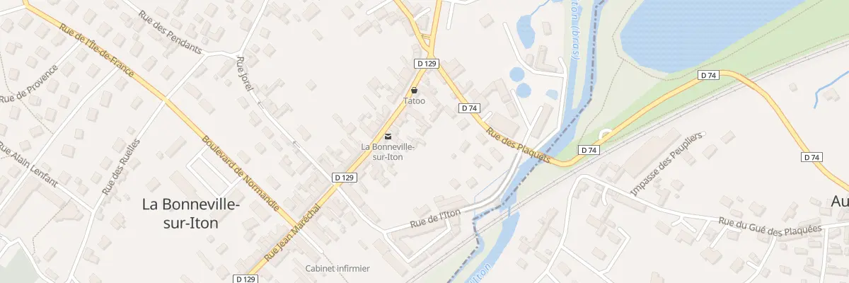 Plan du 61 Rue Jean Maréchal à La Bonneville-sur-Iton