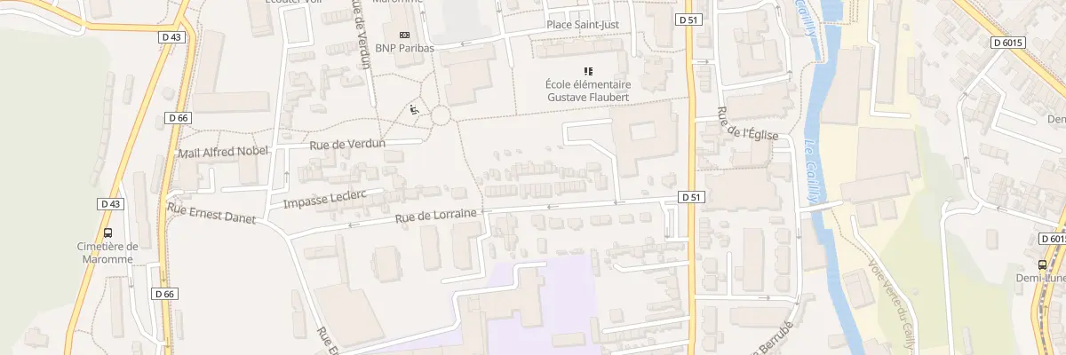 Plan du 30 Rue de Lorraine à Maromme