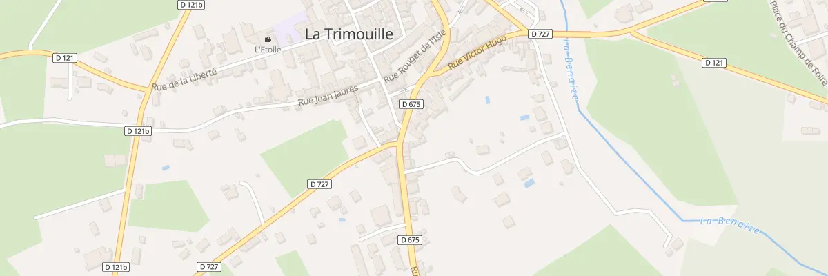 Plan du 2 Rue Octave Bernard à La Trimouille