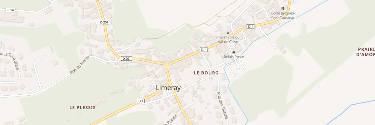 Plan du 14 Rue de Blois à Limeray