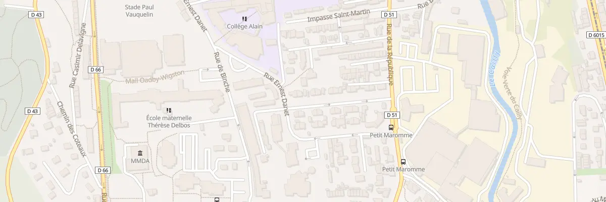 Plan du 20 Rue Pasteur à Maromme