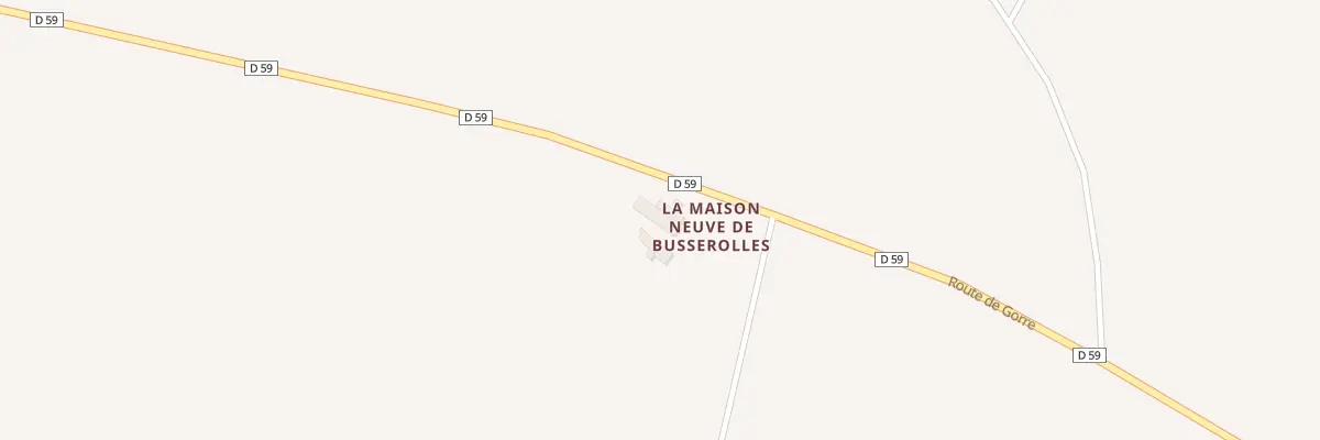 Plan du 1 La Maison Neuve de Bussero à Flavignac