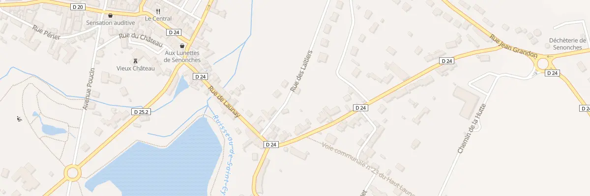 Plan du 4 Rue des Laitiers à Senonches