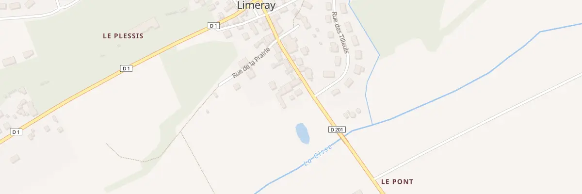 Plan du 22 Av du 8 Mai 1945 à Limeray