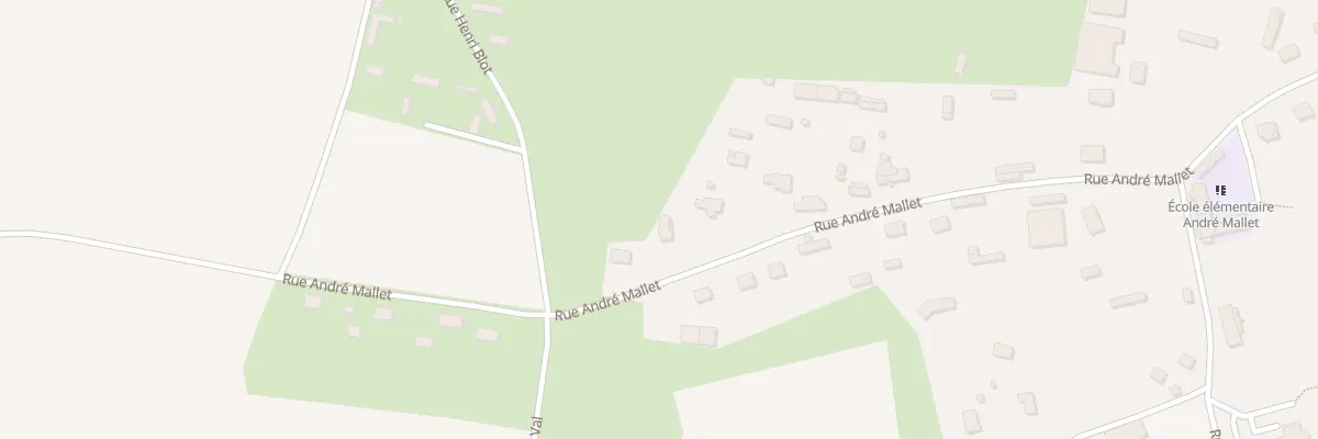 Plan du 574 Rue Andre Mallet à Biville-la-Baignarde