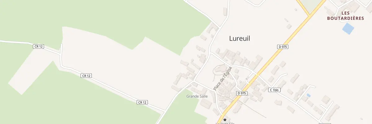 Plan du 22 Pl de l’Eglise à Lureuil