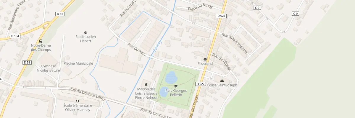 Plan du 25 Rue du Parc à Malaunay